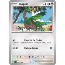POKEMON AVENTURAS COMPARTIDAS CARTA TROPIUS COMA?N