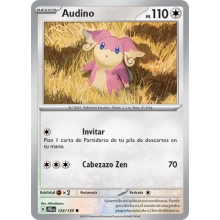 POKEMON AVENTURAS COMPARTIDAS CARTA AUDINO COMA?N