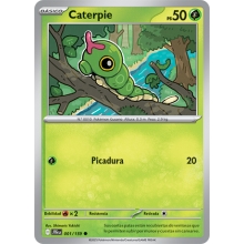 POKEMON AVENTURAS COMPARTIDAS CARTA CATERPIE COMA?N