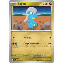 POKEMON AVENTURAS COMPARTIDAS CARTA BAGON COMA?N