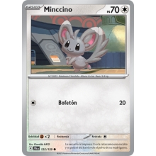 POKEMON AVENTURAS COMPARTIDAS CARTA MINCCINO COMA?N