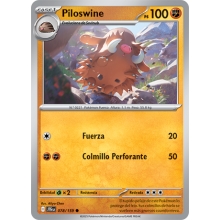POKEMON AVENTURAS COMPARTIDAS CARTA PILOSWINE COMA?N