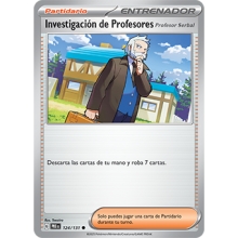 POKEMON EVOLUCIONES PRISMATICAS CARTA INVESTIGACIA?N DE PROFESORES COMA?N
