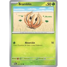 POKEMON PALDEA EVOLVE CARTA BRAMBLIN COMA?N