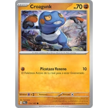 POKEMON PALDEA EVOLVE CARTA CROAGUNK COMA?N