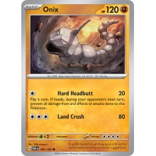 POKEMON PARADOX RIFT CARTA ONIX COMA?N