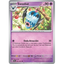 POKEMON DESTINOS DE PALDEA CARTA WOOBAT COMA?N