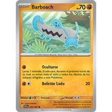 POKEMON DESTINOS DE PALDEA CARTA BARBOACH COMA?N