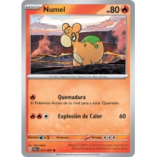 POKEMON DESTINOS DE PALDEA CARTA NUMEL COMA?N
