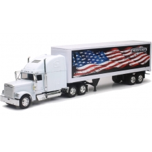 NEWRAY 12783E 1:32 FREIGHTLINER CLASSIC XL PATRIOTIC GRAPHIC TRUCK
