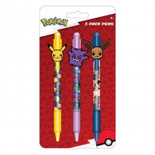FD 715845POK POKEMON 3 PACK PENS