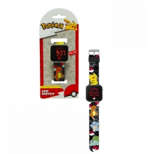 AT POK4322 POKEMON LED WATCH W / PRINTED STRAPS