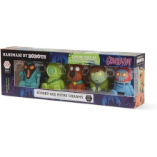 HANDMADE BY ROBOTS SCOOBY - DOO AND VILLIANS MICRO CHARMS 5 PACK 004