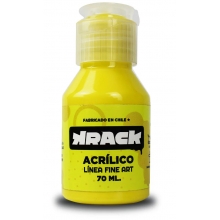 KRACK ACRILICO AMARILLO LINGOTE 70ML