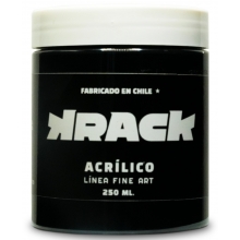 KRACK ACRILICO NEGRO BRIGIDO 250ML