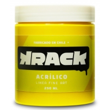 KRACK ACRILICO AMARILLO LINGOTE 250ML