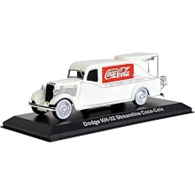 MAGAZINE RANDODGE 1:72 1934 DODGE KH - 32 STREAMLINE FOUNTAIN VAN * COCA - COLA * WHITE / RED