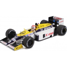 MCG 18626 1:18 1986 WILLIAMS FW11 6 CANON WILLIAMS HONDA TEAM F1 BRAZIL GP N PIQUET WHITE / BLUE / YELLOW