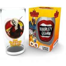 ABYSSE GLB0190 DC COMICS HARLEY QUINN GLASS 14 OZ