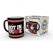 ABYSSE MGH0010 DC COMICS MUG HEAT CHANGE 320 ML HARLEY QUINN PSYCHOTIC