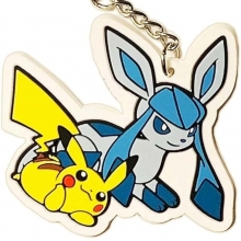 POKEMON HOLIDAY SPECIAL LLAVERO COLGANTE PIKACHU Y GLACEON
