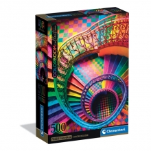 CLEMENTONI 35591 PUZZLE 500 PIEZAS COLORBOOM STAIRS