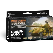 VALLEJO 70205 MODEL COLOR SET GERMAN ARMOUR ( 6 )