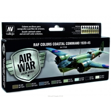 VALLEJO 71148 MODEL AIR SET COASTAL COMMAND 1939-45