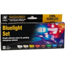 VALLEJO 71154 MODEL AIR SET BLUE LIGHT ( 8 )
