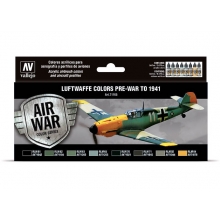 VALLEJO 71165 MODEL AIR SET LUFTWAFFE PRE WAR TO 1941