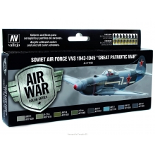 VALLEJO 71198 MODEL AIR SET 1943 TO 1945 GREAT PATRIOTIC WAR