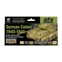 VALLEJO 71206 MODEL AIR SET GERMAN COLORS 1940-1945