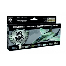 VALLEJO 71605 MODEL AIR SET SOVIET / RUSSIAN COLORS MIG - 29