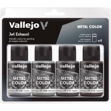 VALLEJO 77602 METAL COLOR SET JET EXHAUST