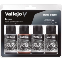 VALLEJO 77604 METAL COLOR SET ENGINE