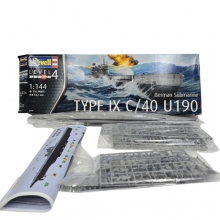DEVALUADO REVELL 05167 1:144 GERMAN SUBMARINE TYPE IX C 40 ( U190 )