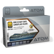 AMMO MIG JIMENEZ ATOM20603 ATOM SET COLORES CAMUFLAJE BUQUES ARMADA EE UU WWII
