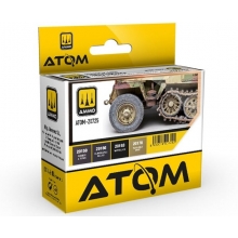 AMMO MIG JIMENEZ ATOM20725 ATOM SET COLORES DE CAUCHO Y NEUMATICOS