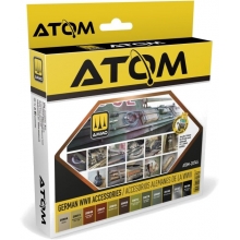 AMMO MIG JIMENEZ ATOM20745 ATOM SET ACCESORIOS ALEMANES DE LA II GM