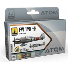 AMMO MIG JIMENEZ ATOM20904 ATOM SET DE COLORES PARA EL FW 190