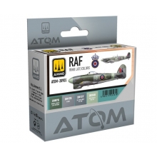 AMMO MIG JIMENEZ ATOM20905 ATOM SET COLORES DE LA RAF DE FINALES DE LA SEGUNDA GUERRA MUNDIAL