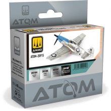 AMMO MIG JIMENEZ ATOM20915 ATOM SET COLORES PARA AVIONES METALIZADOS