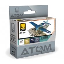 AMMO MIG JIMENEZ ATOM20922 ATOM SET COLORES AVIONES DE LA ARMADA DE EEUU EN LA 2GM