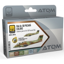 AMMO MIG JIMENEZ ATOM20936 ATOM SET COLORES PARA EL IA 48 PUCARA FAA
