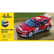 HELLER 56113 1:43 STARTER KIT PEUGEOT 206 WRC03
