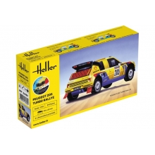 HELLER 56189 1:43 STARTER KIT PEUGEOT 205 TURBO RALLYE
