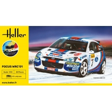 HELLER 56196 1:43 STARTER KIT FOCUS WRC01