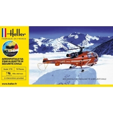 HELLER 56289 1:72 STARTER KIT ALOUETTE III SECURITE CIVILE