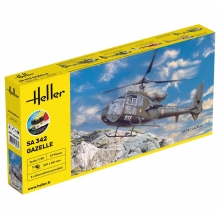 HELLER 56486 1:48 STARTER KIT SA 342 GAZELLE