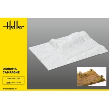 HELLER 81254 1:24 1:35 SOCLE DIORAMA CAMPAGNE